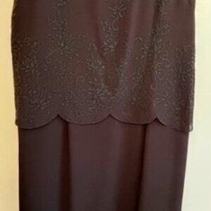 Top Season Elegant Black Gown/Evening Dress